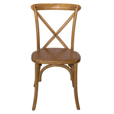 Image two of Vineyard Weathered Oak Crossback Chair